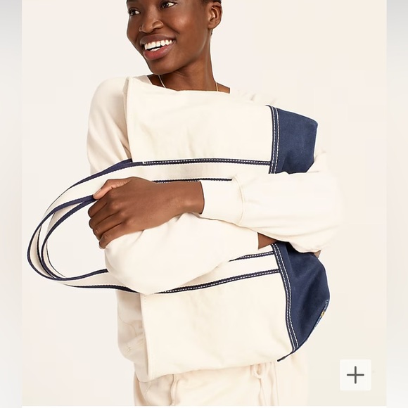 NWT J.Crew Medium Montauk Tote - Picture 4 of 6